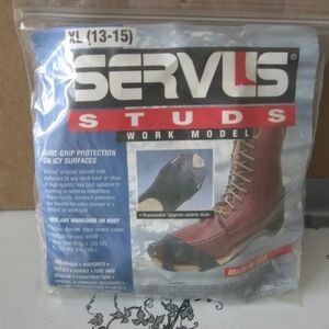Servus Studs XL 13-15 Honeywell Work Model Ice Grippers Over Boots Winter Walk